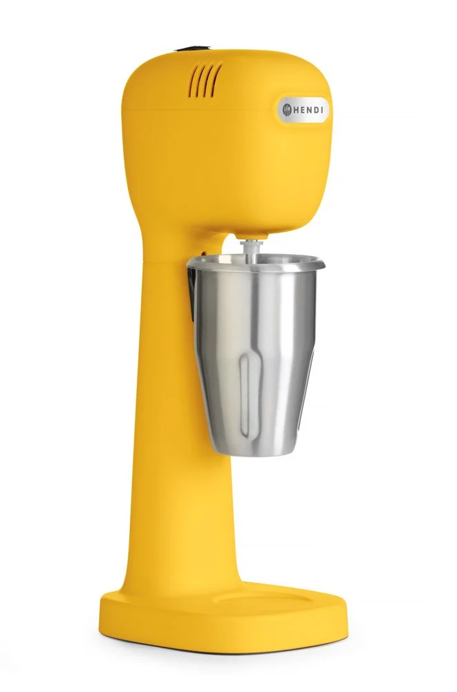 HENDI Milchshake-Mixer – designed by Robert Bronwasser – Gelb – 230 V / 400 W – 170 × 196 × 490 mm