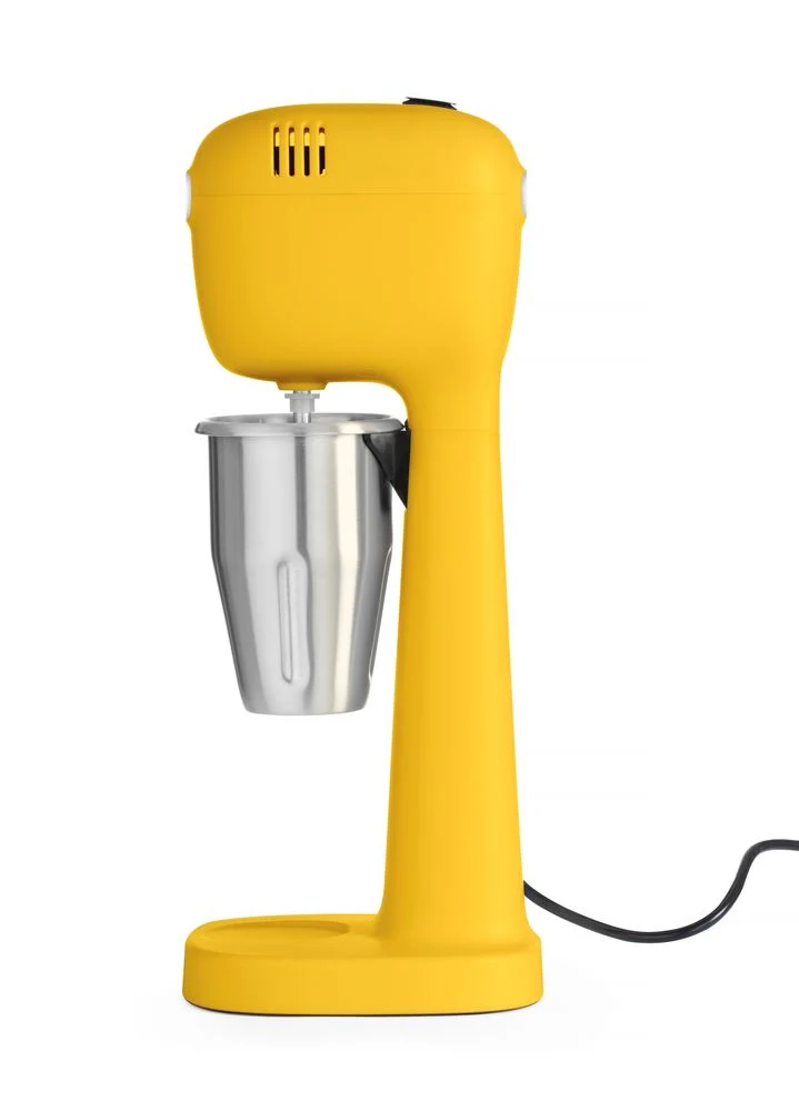HENDI Milchshake-Mixer – designed by Robert Bronwasser – Gelb – 230 V / 400 W – 170 × 196 × 490 mm