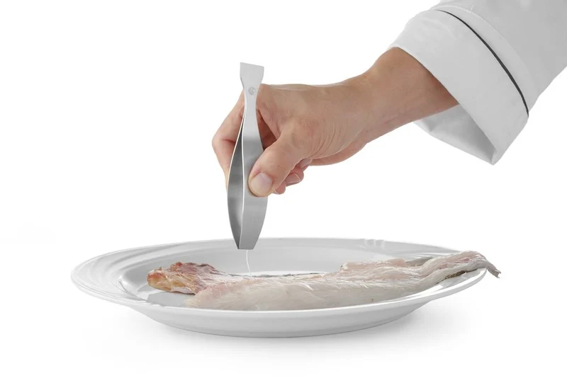 HENDI Pinzette für Fischgräten – flacher Kopf – 130 mm