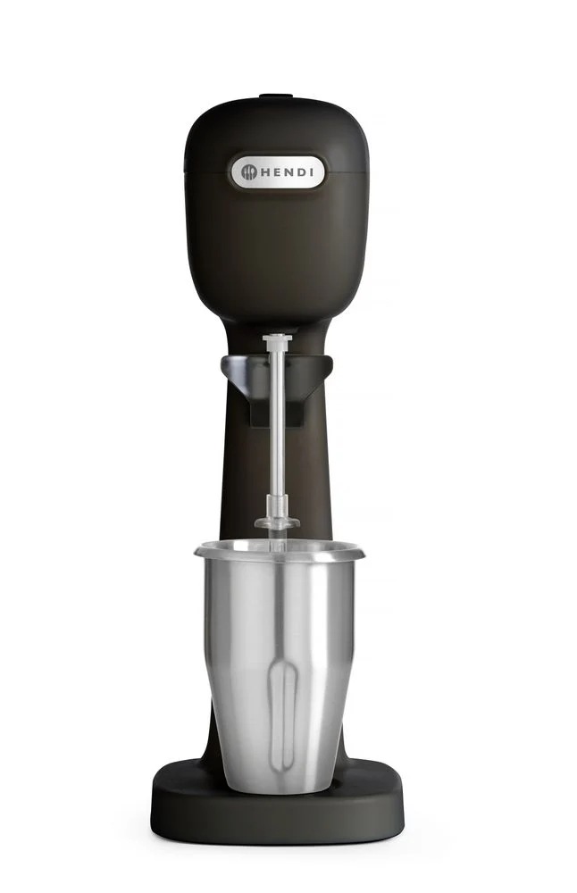 HENDI Milchshake-Mixer – designed by Robert Bronwasser – Schwarz – 230 V / 400 W – 170 × 196 × 490 mm