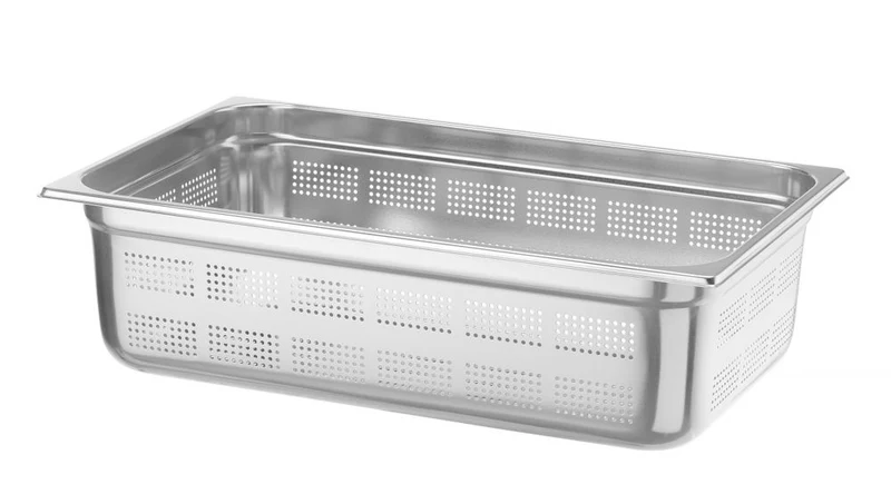 HENDI Behälter GN 1 / 1 perforiert – Profi Line – GN 1 / 1 – 21 l – (H)150 mm
