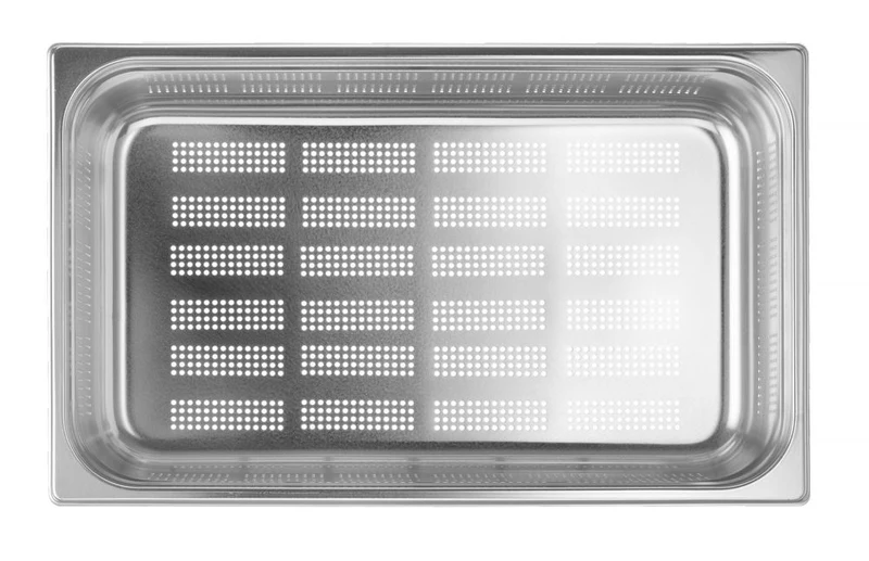 HENDI Behälter GN 1 / 1 perforiert – Profi Line – GN 1 / 1 – 21 l – (H)150 mm