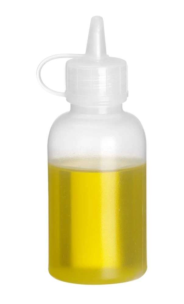 HENDI Mini-Spenderflaschen – 4er-Set – 0,05 l – Transparent – Ø 35 × H 100 mm – 4 Stück