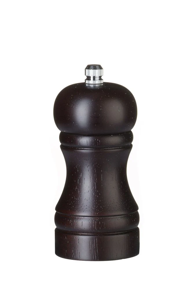 HENDI Pfeffermühle aus Holz – Holz dunkel – Ø 50 × H 113 mm