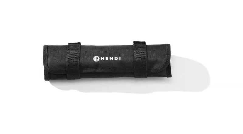 HENDI Anrichteset – 6 Stück – schwarz – 255 × 25 × 100 mm