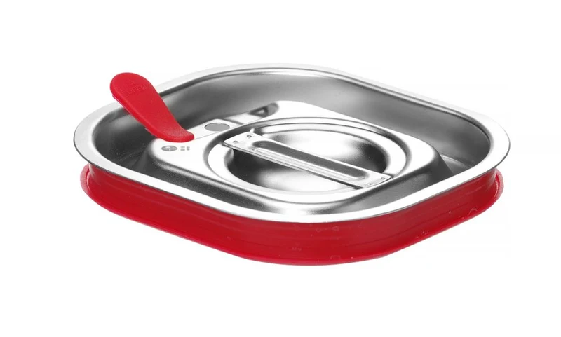 HENDI Gastronorm-Deckel mit Silikonrand – Kitchen Line – GN 1 / 6 – 156 × 142 mm