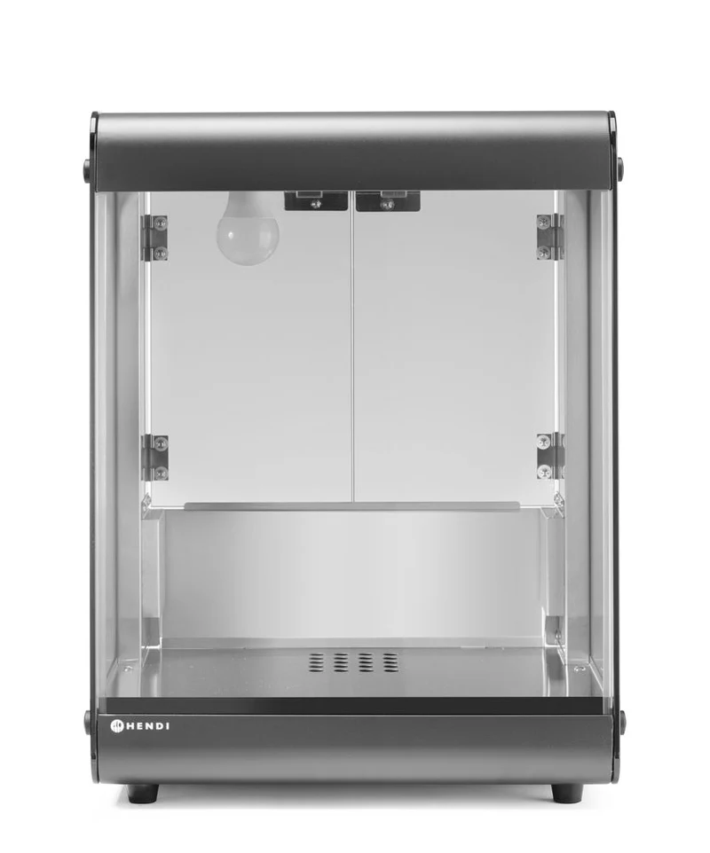 HENDI Nacho-Wärmer – Schwarz – 230 V / 500 W – 400 × 344 × 525 mm