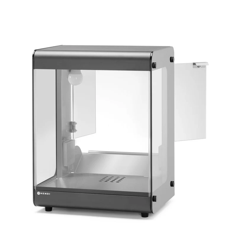 HENDI Nacho-Wärmer – Schwarz – 230 V / 500 W – 400 × 344 × 525 mm