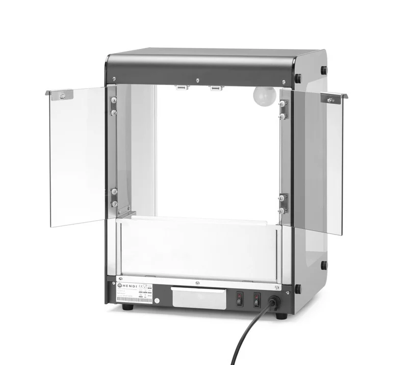 HENDI Nacho-Wärmer – Schwarz – 230 V / 500 W – 400 × 344 × 525 mm