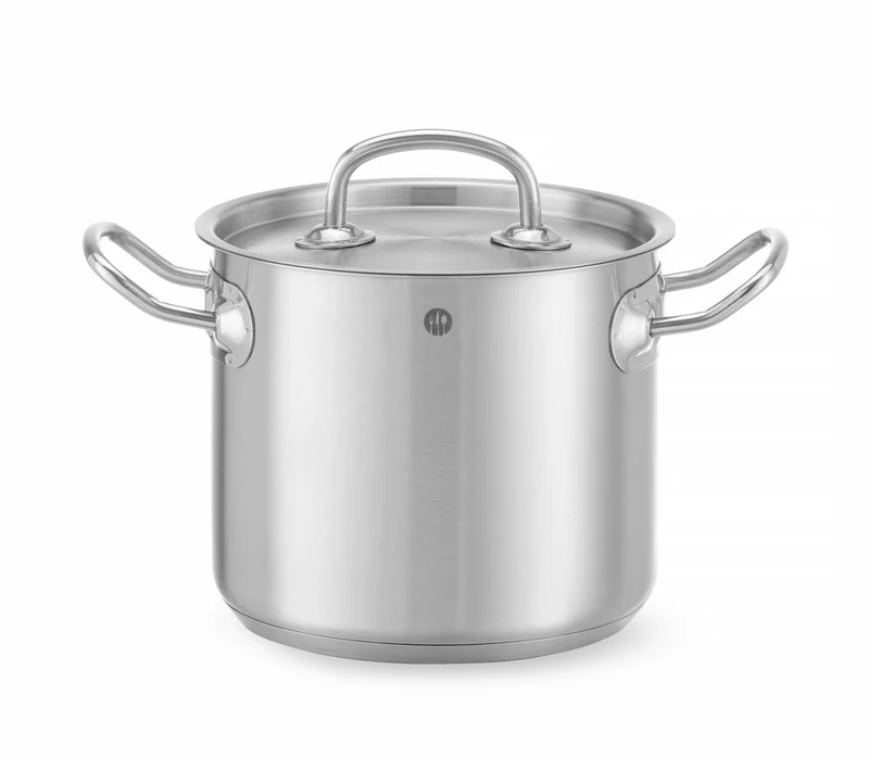 HENDI Kochtopf – hoch - mit Deckel – Kitchen Line – 2,8 l – Ø 160 × H 140 mm