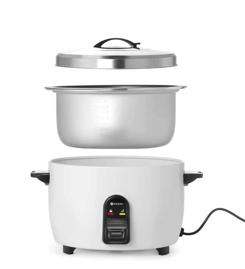HENDI Reiskocher 4,2 L – Kitchen Line – 4,2 l – 230 V / 1550 W – 420 × 380 × 240 mm