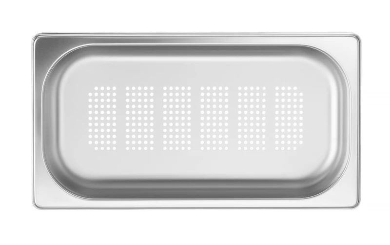 HENDI Behälter GN 1 / 3 perforiert – Profi Line – GN 1 / 3 – 1,2 l – (H)40 mm