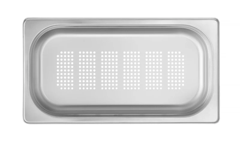 HENDI Behälter GN 1 / 3 perforiert – Profi Line – GN 1 / 3 – 2,5 l – (H)65 mm