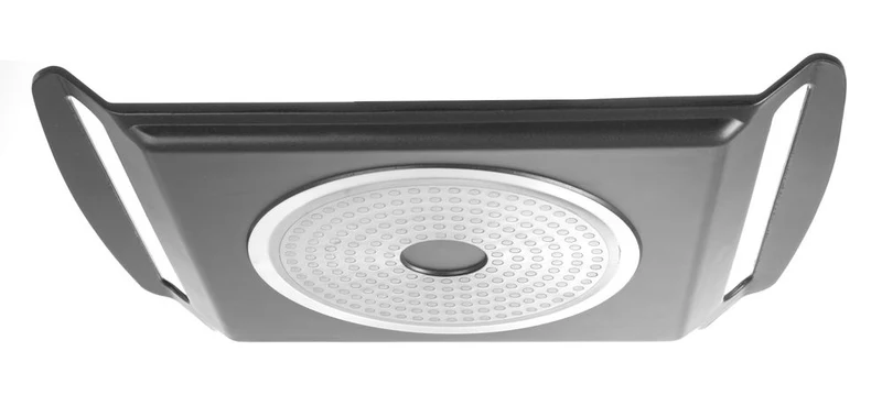 HENDI Grillplatte für Induktionskocher – 390 × 260 × 35 mm