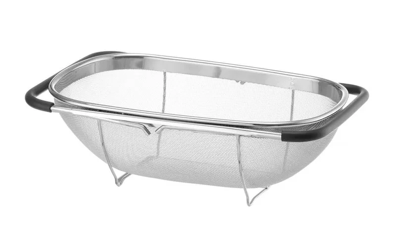HENDI Verlängerbares Spülbecken-Sieb – 360 × 240 × 115 mm