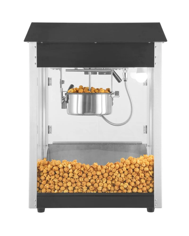 HENDI Popcorn-Maschine – Schwarz – 230 V / 1155 W – 560 × 420 × 760 mm