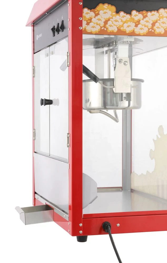 HENDI Popcorn-Maschine – Rot – 230 V / 1155 W – 560 × 420 × 760 mm