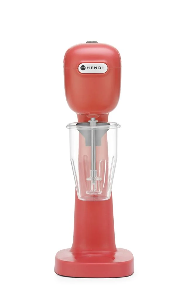HENDI Milchshake-Mixer – designed by Robert Bronwasser – Rot – 230 V / 400 W – 170 × 196 × 490 mm