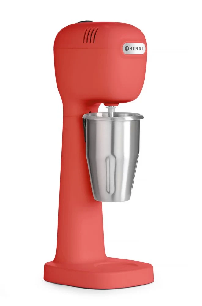 HENDI Milchshake-Mixer – designed by Robert Bronwasser – Rot – 230 V / 400 W – 170 × 196 × 490 mm