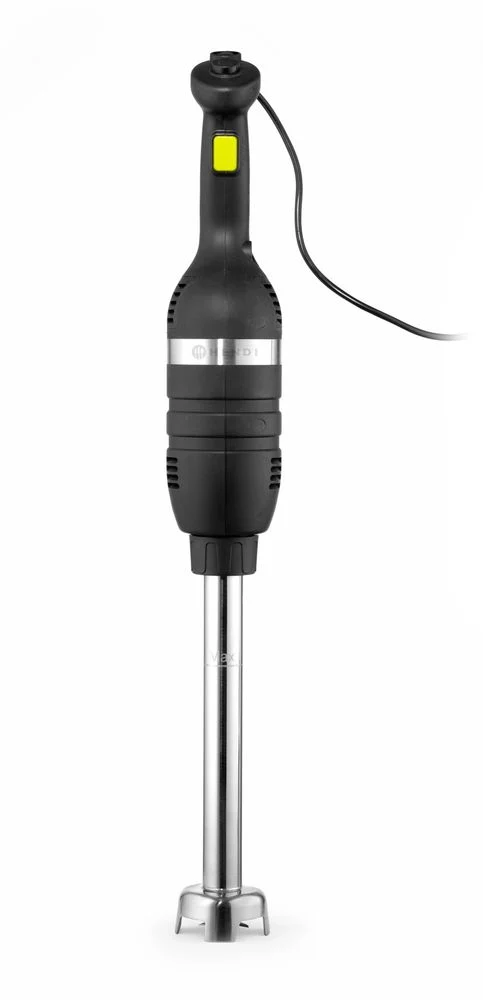 HENDI Set: Stabmixer 350 mit variabler Geschwindigkeit + Schneebesen + Halterung zur Wandmontage – Kitchen Line – Schwarz – 230 V / 350 W – 110 × 324 × 816 mm