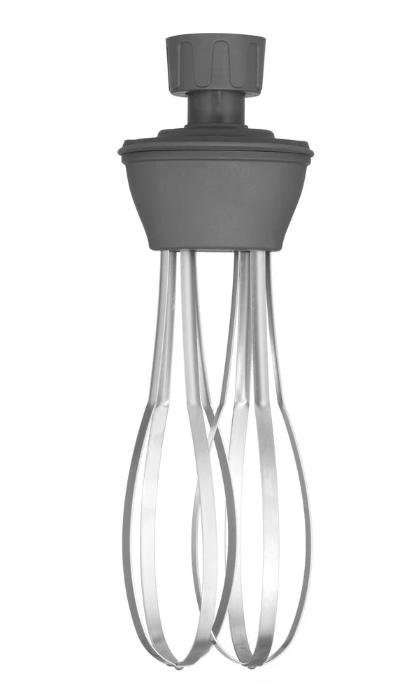 HENDI Set: Stabmixer 350 mit variabler Geschwindigkeit + Schneebesen + Halterung zur Wandmontage – Kitchen Line – Schwarz – 230 V / 350 W – 110 × 324 × 816 mm