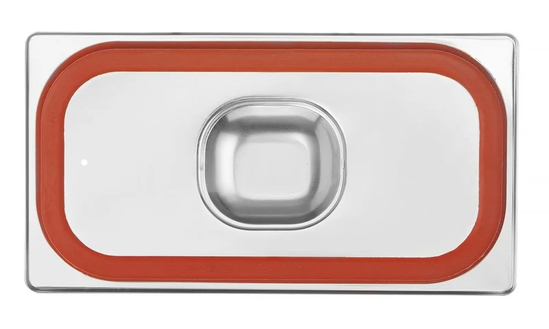 HENDI Gastronorm-Deckel mit Silikonrand – Profi Line – GN 1 / 3 – 325 × 176 mm