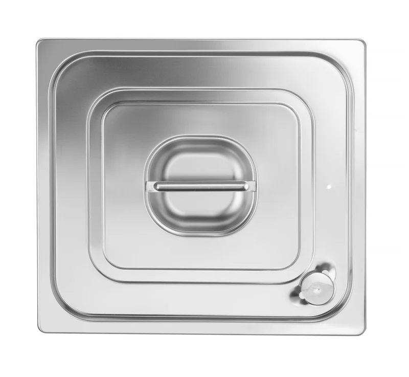 HENDI Gastronorm-Deckel mit Silikonrand – Profi Line – GN 2 / 3 – 354 × 325 mm