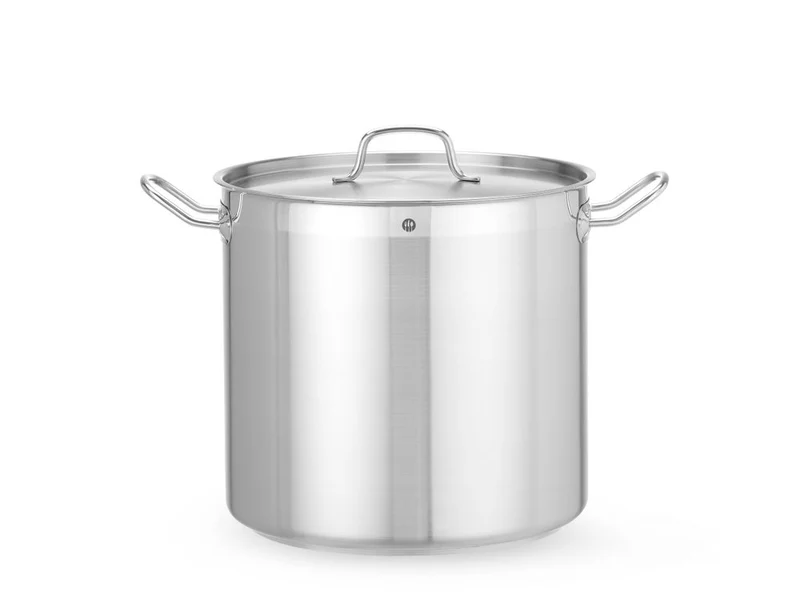 HENDI Schmortopf hoch - mit Deckel – Profi Line – 24 l – Ø 320 × H 300 mm