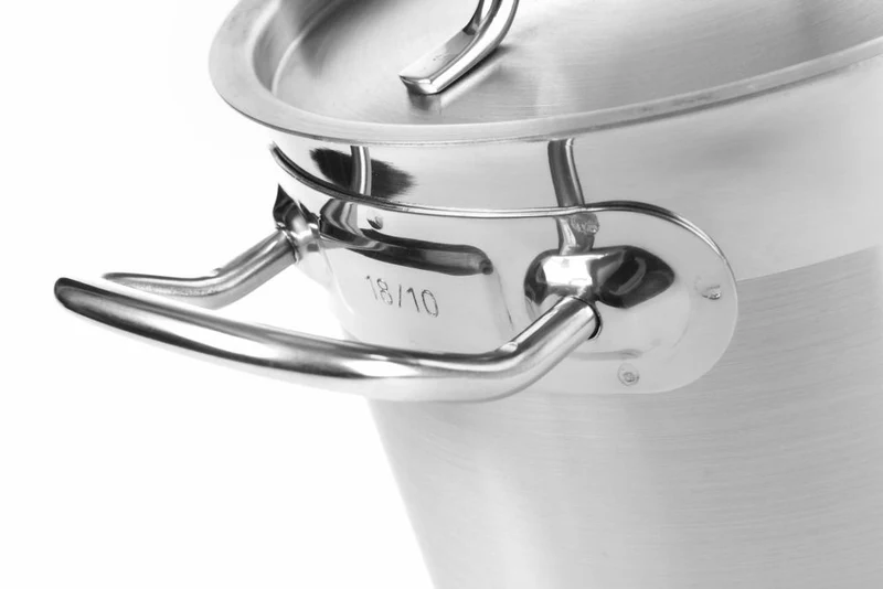 HENDI Schmortopf hoch - mit Deckel – Profi Line – 3 l – Ø 160 × H 150 mm