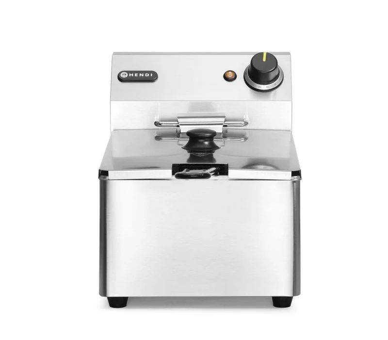 HENDI Fritteuse Kitchen Line - 6 l – Kitchen Line – 6 l – 230 V / 3300 W – 269 × 430 × 300 mm