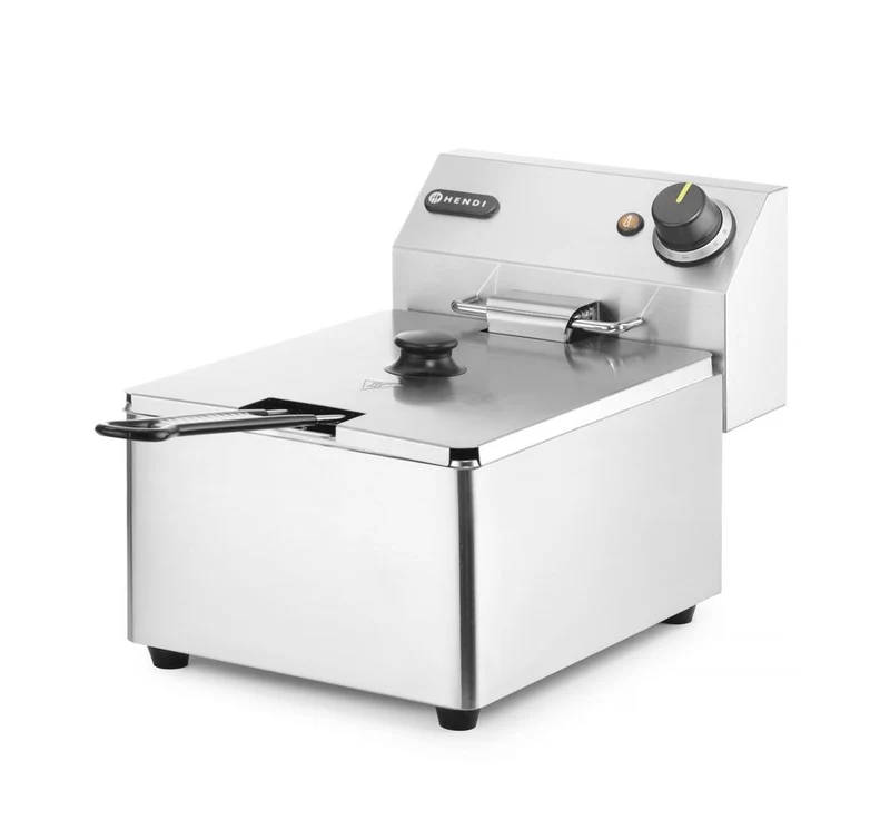 HENDI Fritteuse Kitchen Line - 6 l – Kitchen Line – 6 l – 230 V / 3300 W – 269 × 430 × 300 mm