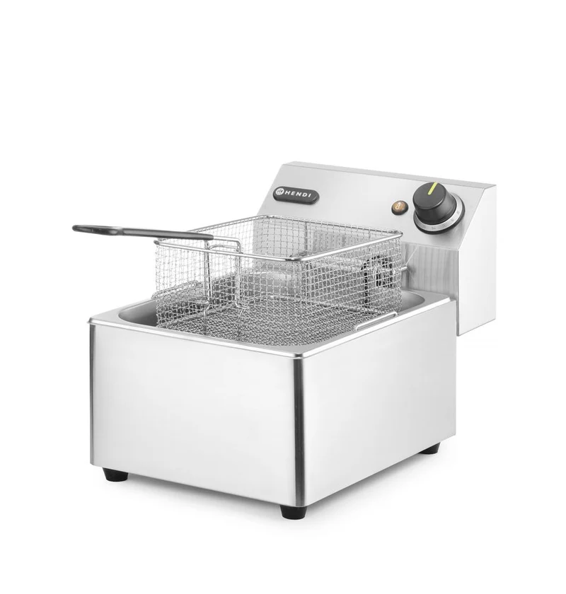 HENDI Fritteuse Kitchen Line - 6 l – Kitchen Line – 6 l – 230 V / 3300 W – 269 × 430 × 300 mm