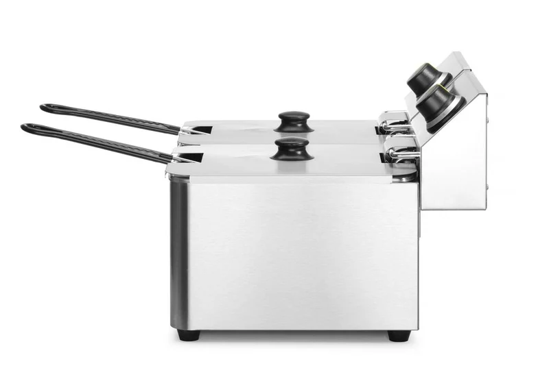 HENDI Kitchen Line Fritteuse 2 × 8 l – 7,0 kW | 230 V