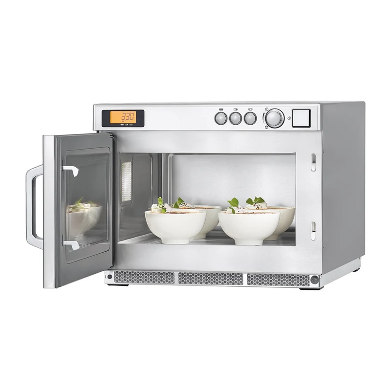 Panasonic Mikrowelle NE-1843 1800W Drehknopf Bedienung 422x508x337mm 18L