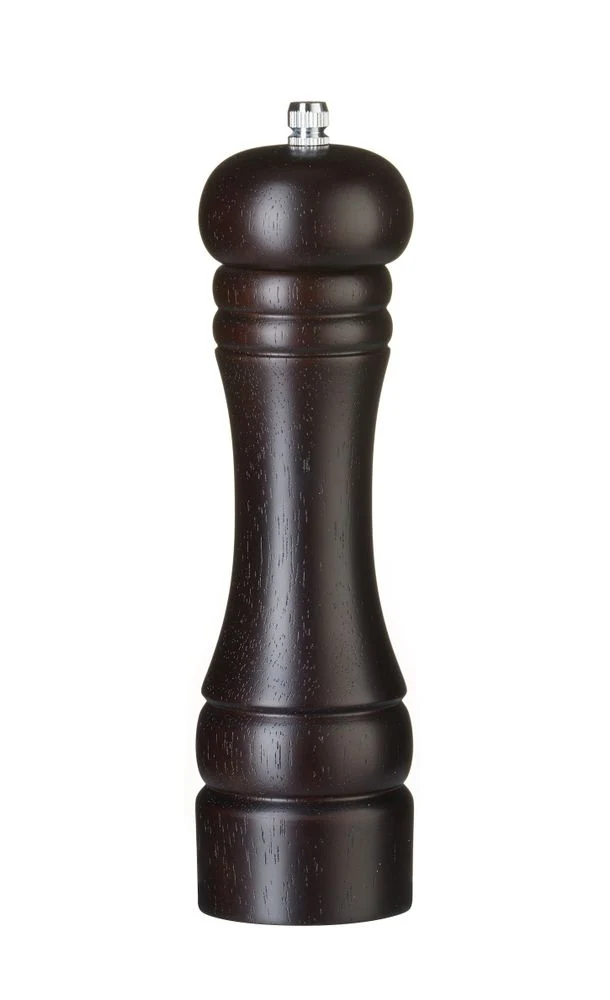 HENDI Pfeffermühle aus Holz – Holz dunkel – Ø 57 × H 215 mm