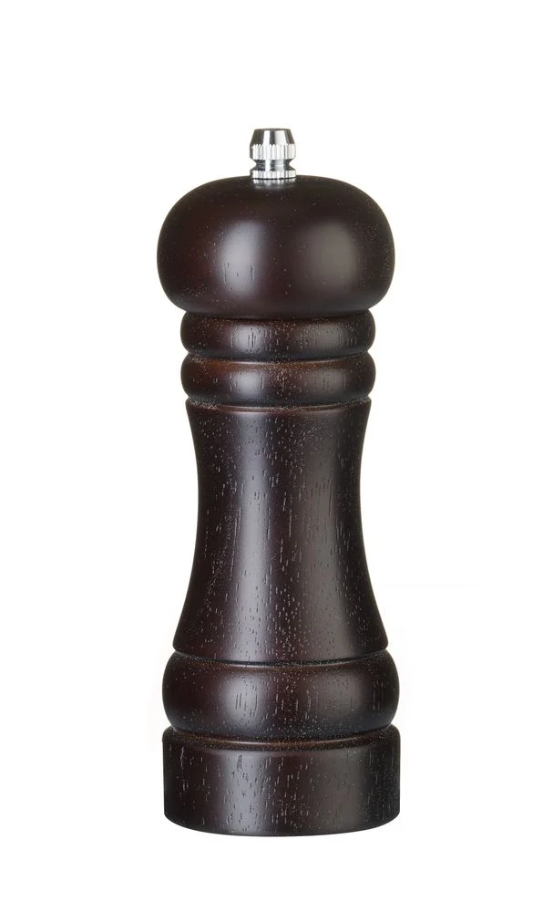 HENDI Pfeffermühle aus Holz – Holz dunkel – Ø 57 × H 165 mm