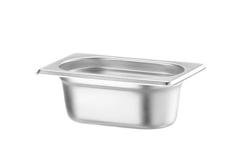 HENDI Gastronorm-Behälter 1 / 9 – Budget Line – GN 1 / 9 – 0,6 l – 176 × 108 × 65 mm