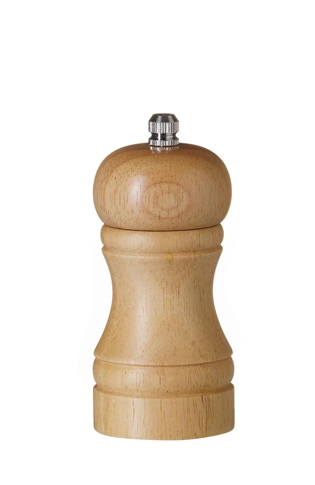 HENDI Salzmühle aus Holz – Holz hell – Ø 50 × H 113 mm