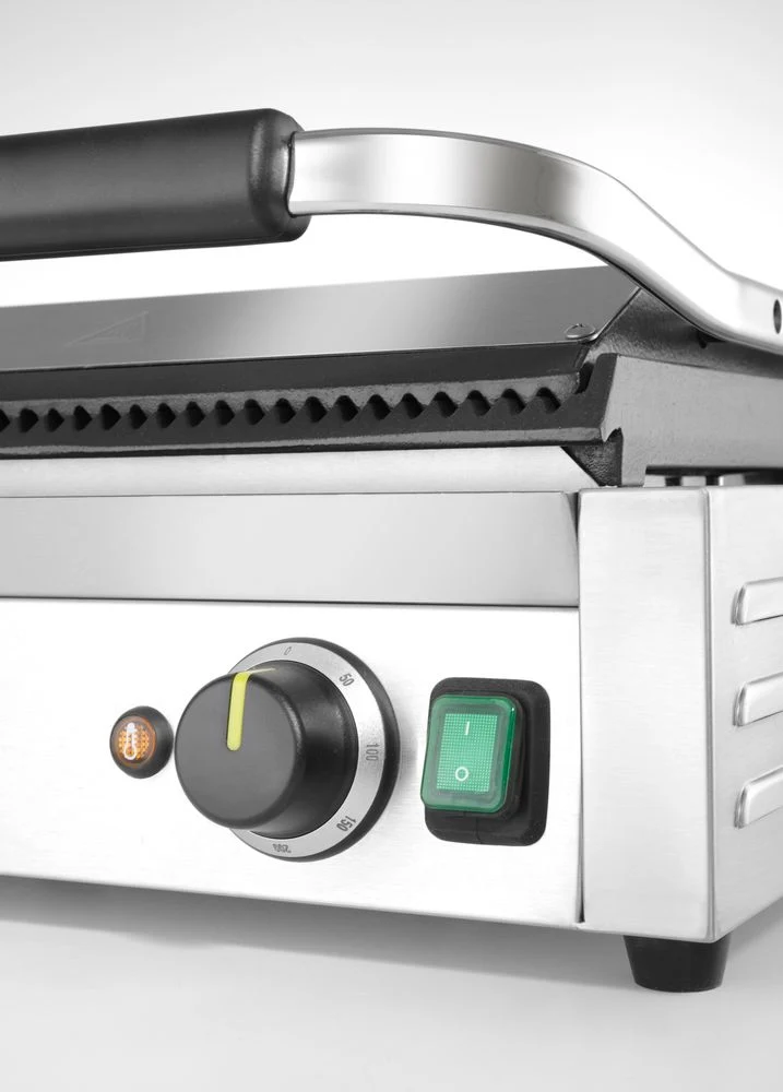 HENDI Kontaktgrill Panini XL – 230 V / 2700 W – 548 × 464 × 216 mm