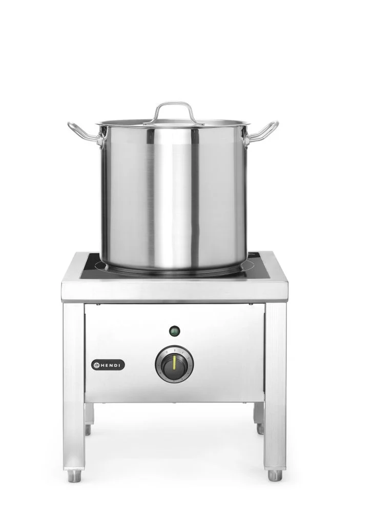 HENDI Hockerkocher – Induktion – 400 V / 5000 W – 422 × 400 × 366 mm