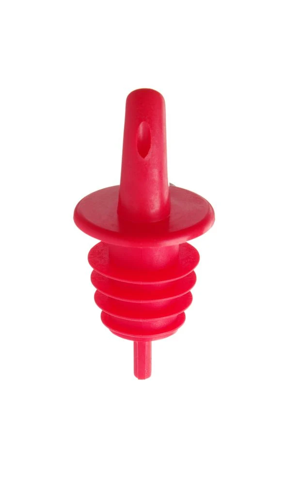 BarUp Freeflow-Ausgießer – 2x schwarz – 2x weiß – 2x rot – Rot – 6 Stück