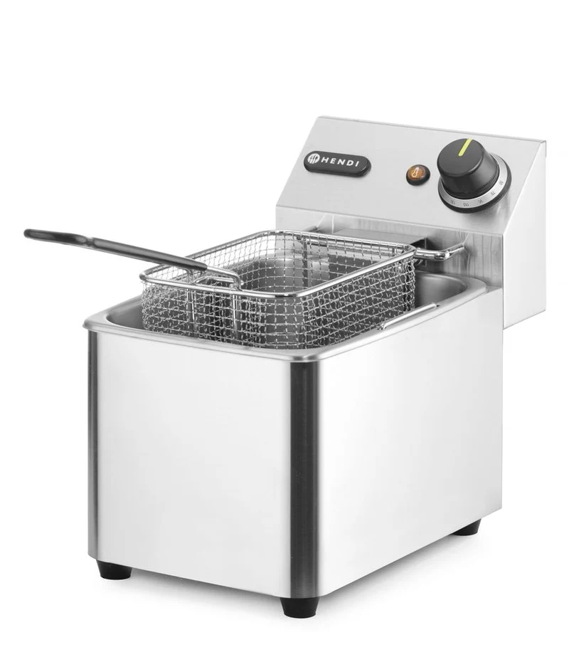 HENDI Fritteuse Kitchen Line - 4 l – Kitchen Line – 4 l – 230 V / 3000 W – 218 × 380 × 310 mm