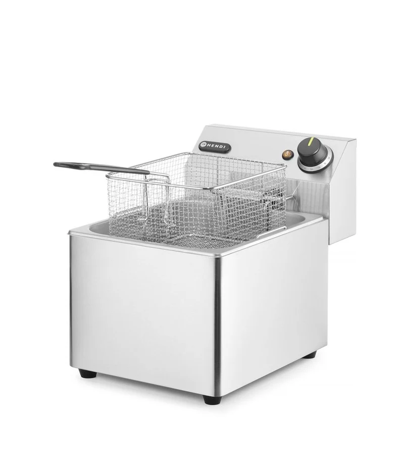 HENDI Fritteuse Kitchen Line - 8 l – Kitchen Line – 8 l – 230 V / 3500 W – 265 × 430 × 350 mm