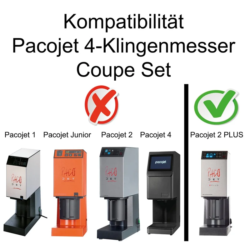 PacoJet 4-Klingen-Messer aus dem Coupe-Set PLUS