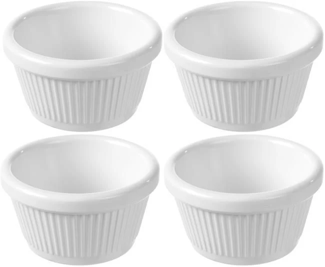 HENDI Auflaufförmchen – 0,05 l – Ø 70 × H 35 mm – 4 Stück