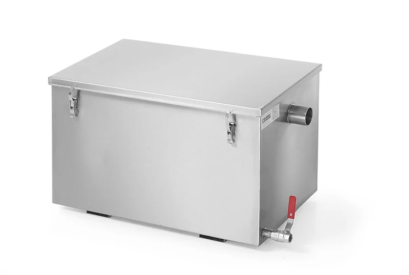 HENDI Fettabscheider – Profi Line – 1800 l / h – 180 l – 903 × 548 × 629 mm