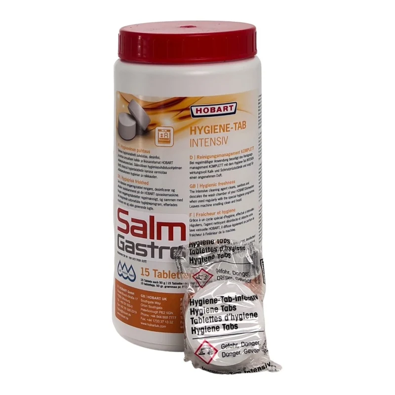Hobart Hygiene Tabs intensiv Spülmaschinentabs Hygiene- Reinigungs-Tabs 15 Tabs