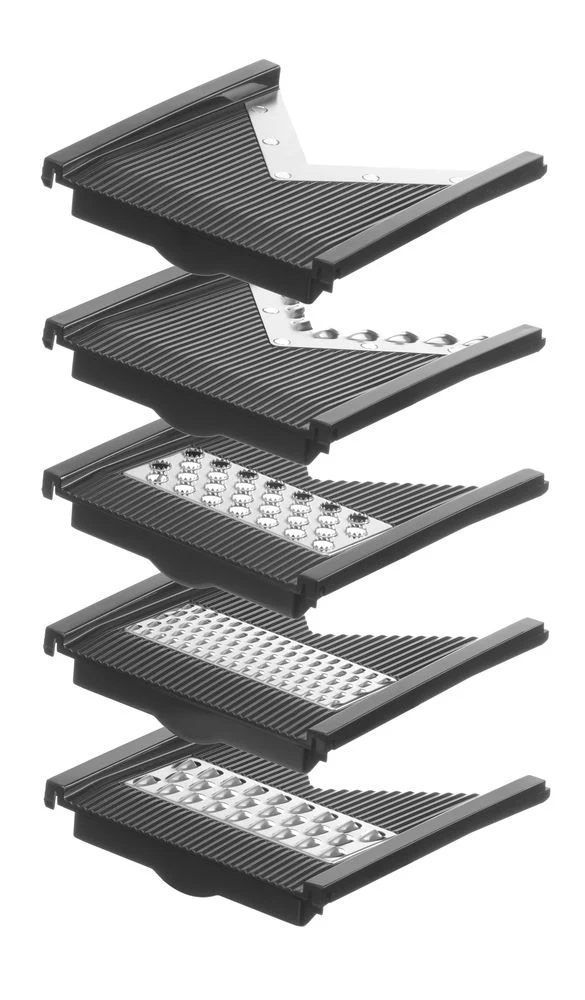 HENDI Mandoline V-förmig – Schwarz – 130 × 335 × 75 mm