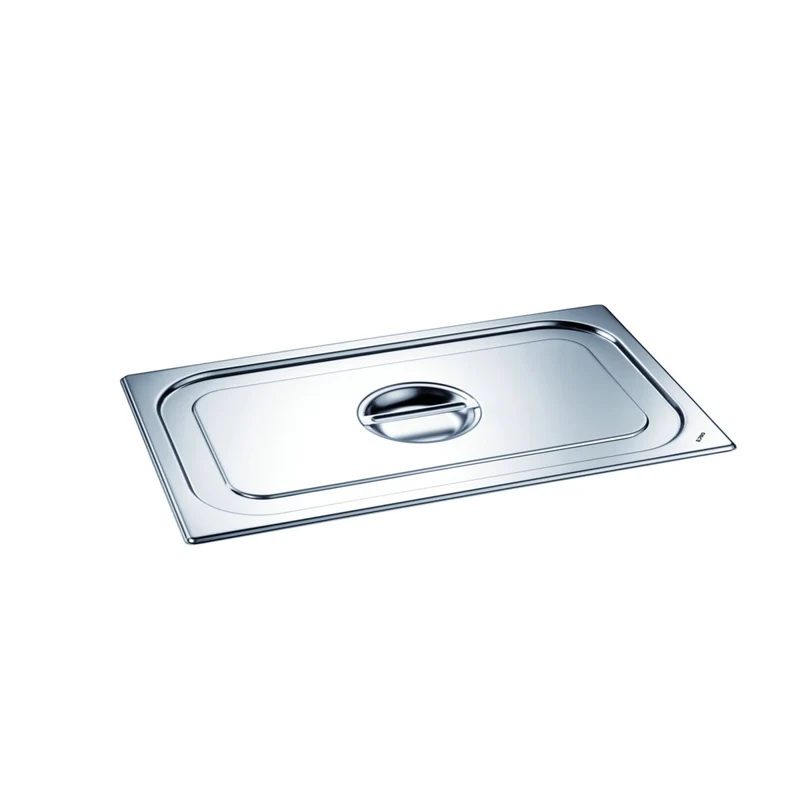 B.Pro Edelstahl Deckel mit Griffmulde für Behälter GN 1/3