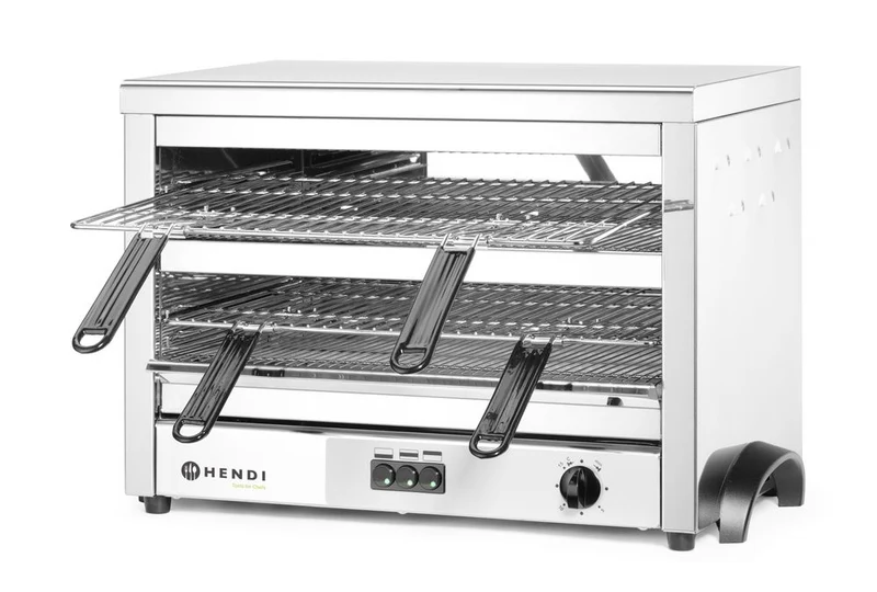 HENDI Quarz-Salamander MAXI GN 1 / 1 – 400 V / 4500 W – 682 × 528 × 455 mm